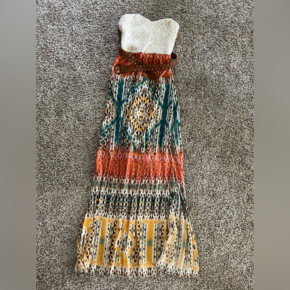 Fun strapless dress